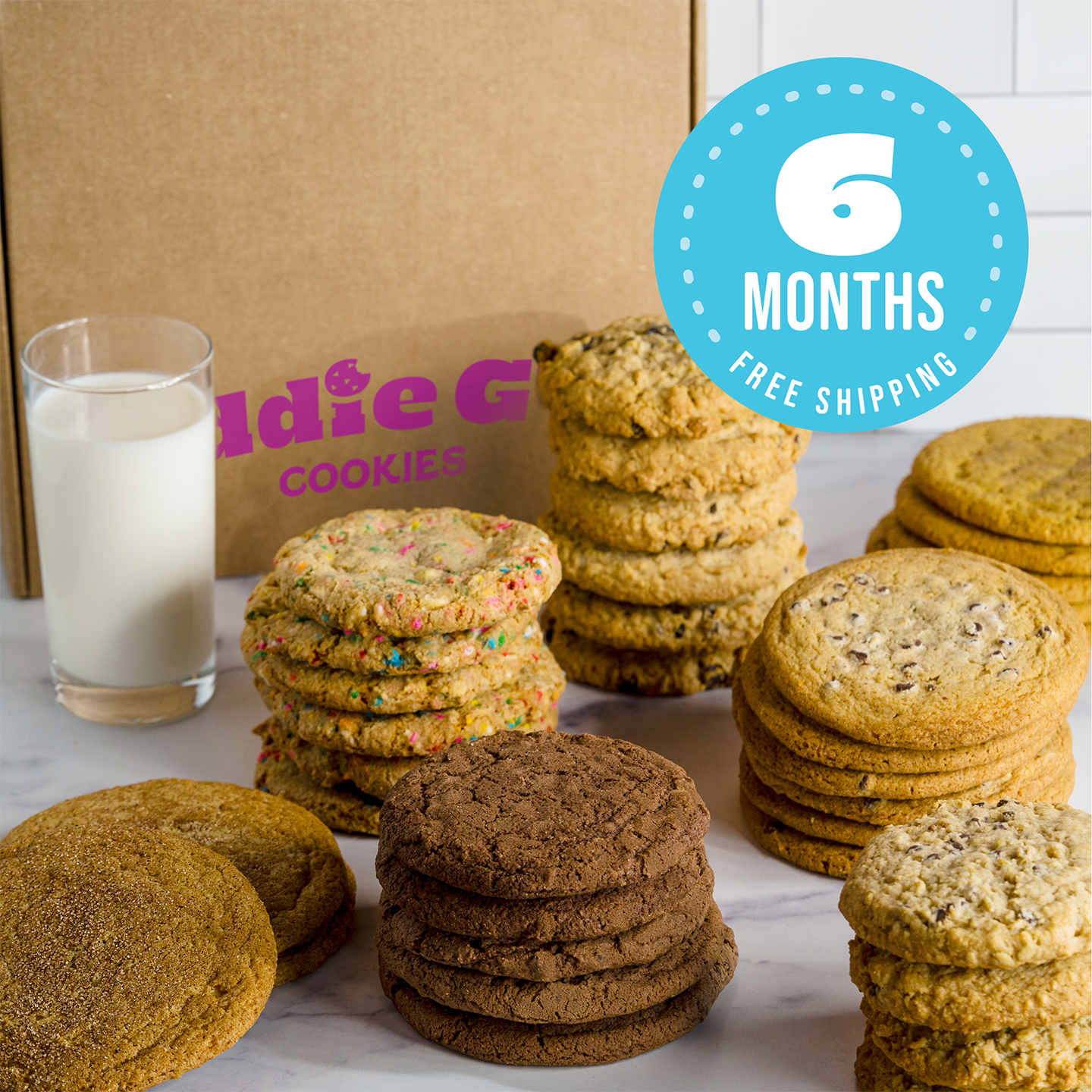 Cookie of The Month Club -6 Month Subscription